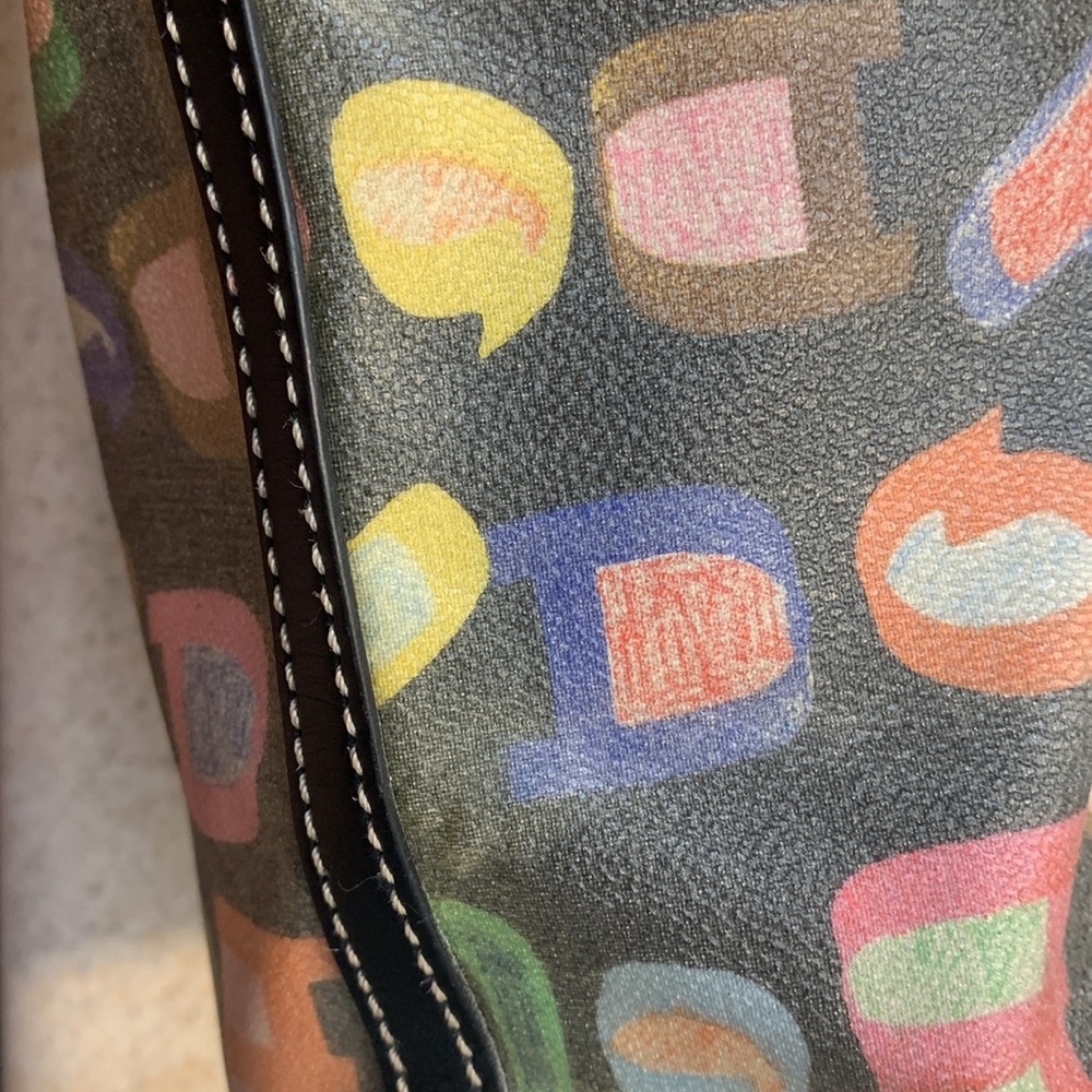 Dooney & Bourke Colorful Letter Bucket Bag - Picture 10 of 10